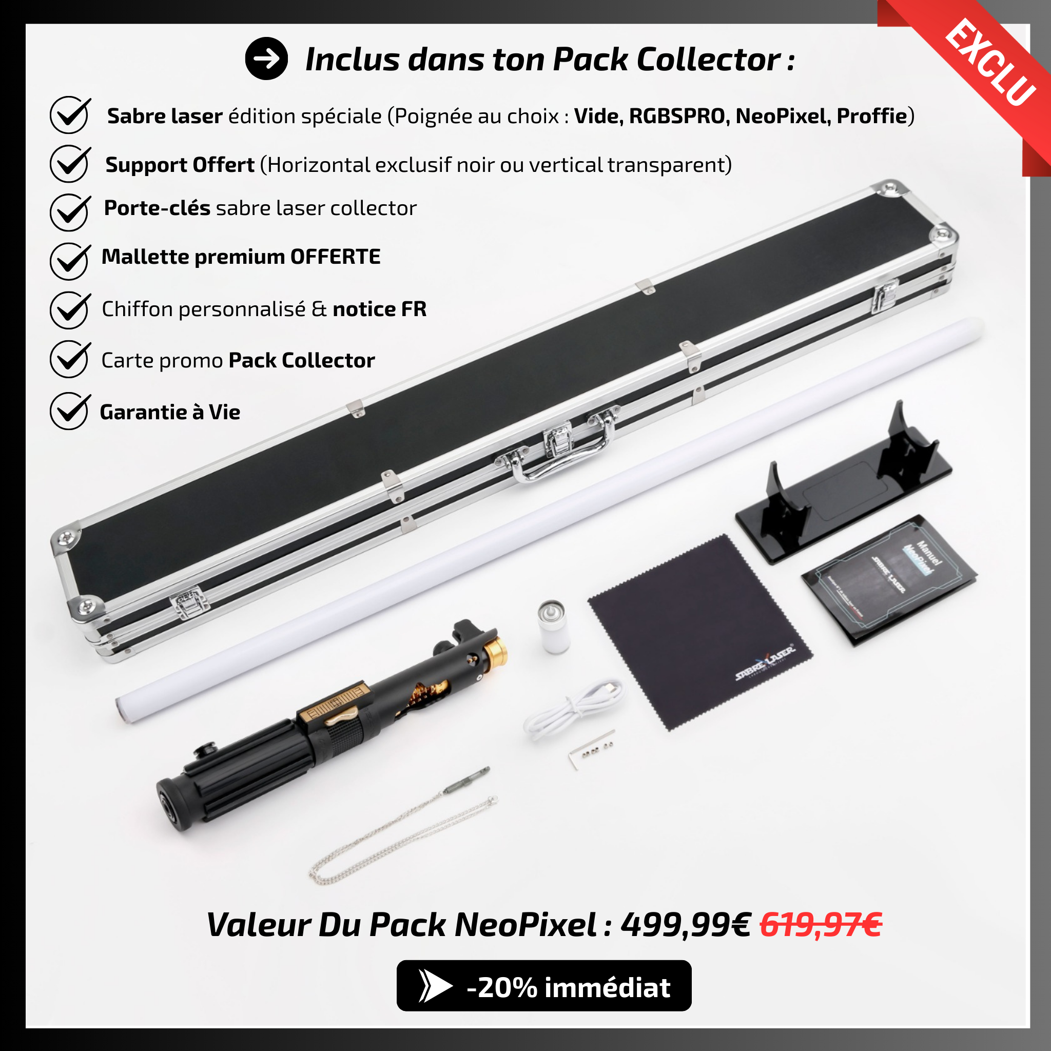 Pack Collector - Sabre Laser Anakin Skywalker Reveal