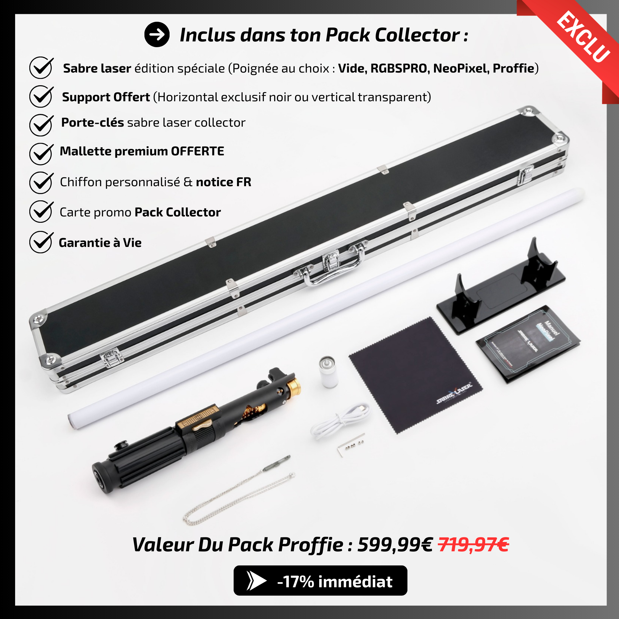 Pack Collector - Sabre Laser Anakin Skywalker Reveal