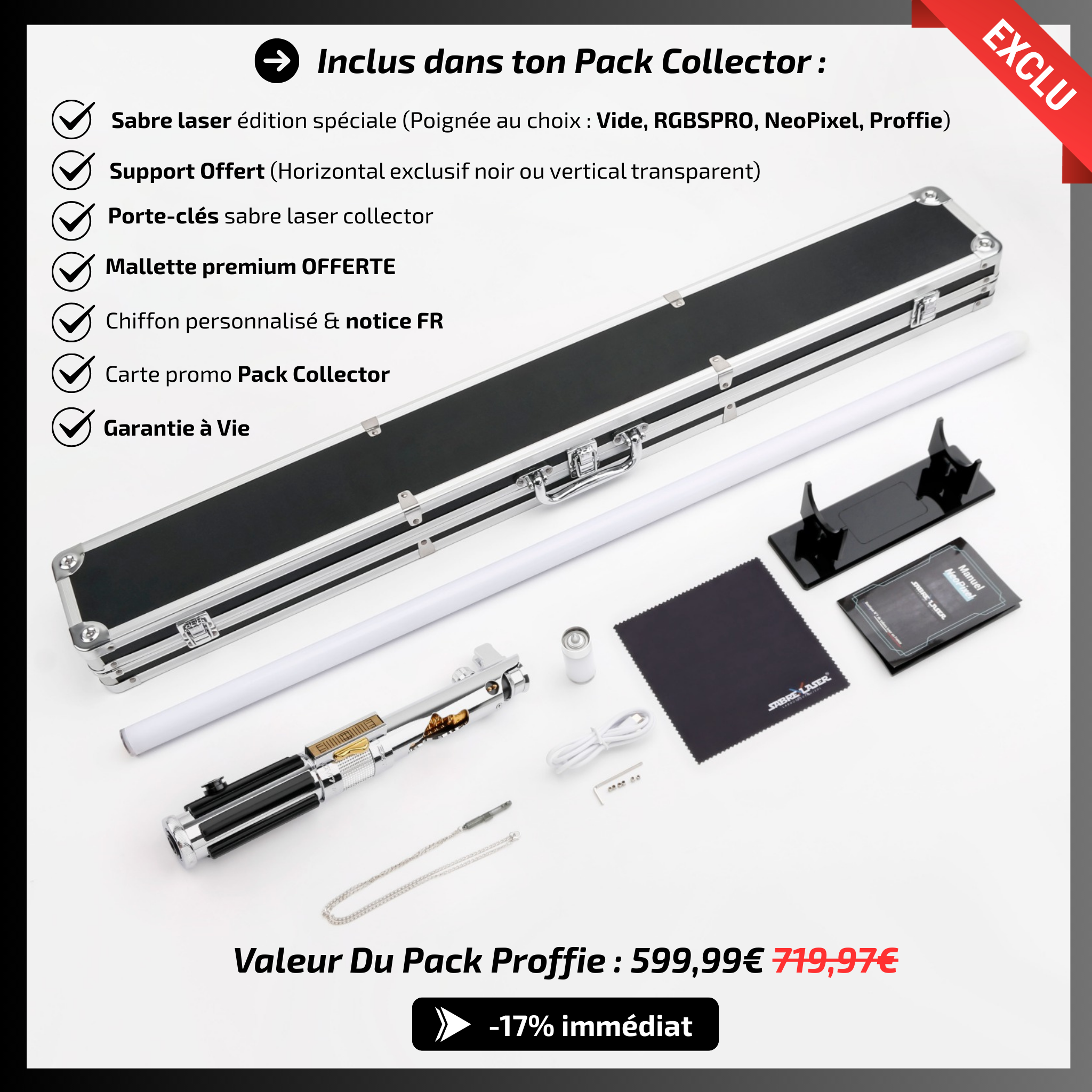 Pack Collector - Sabre Laser Anakin Skywalker Reveal