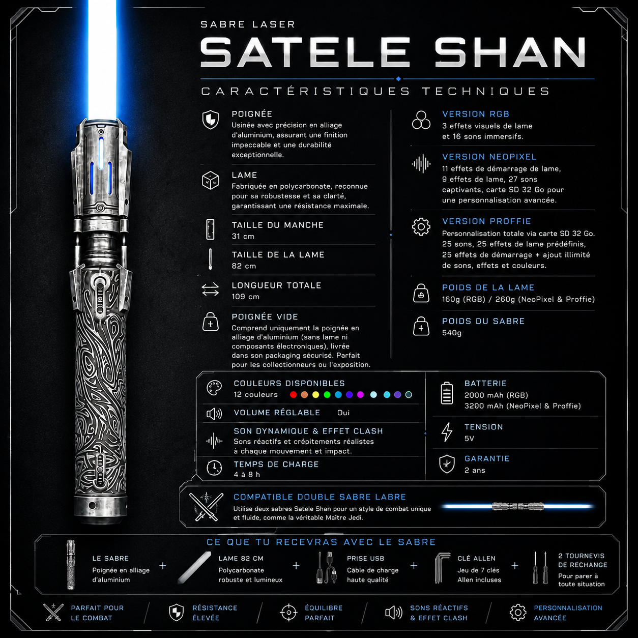 Sabre Laser Satele Shan