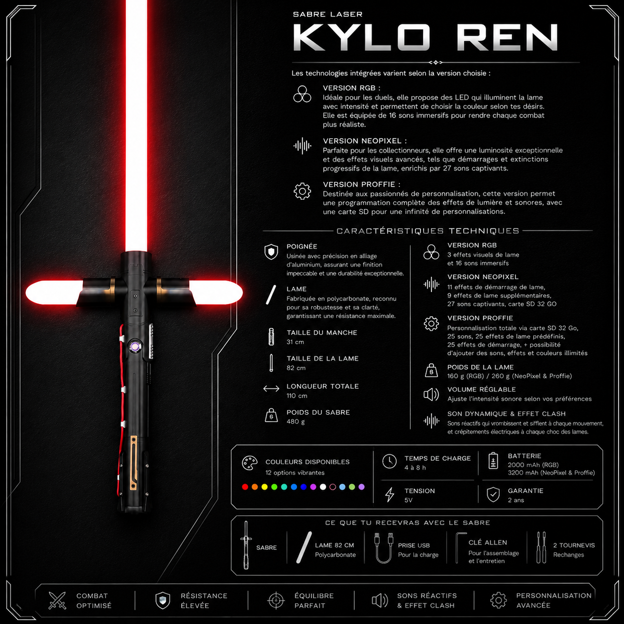 Sabre laser kylo Ren