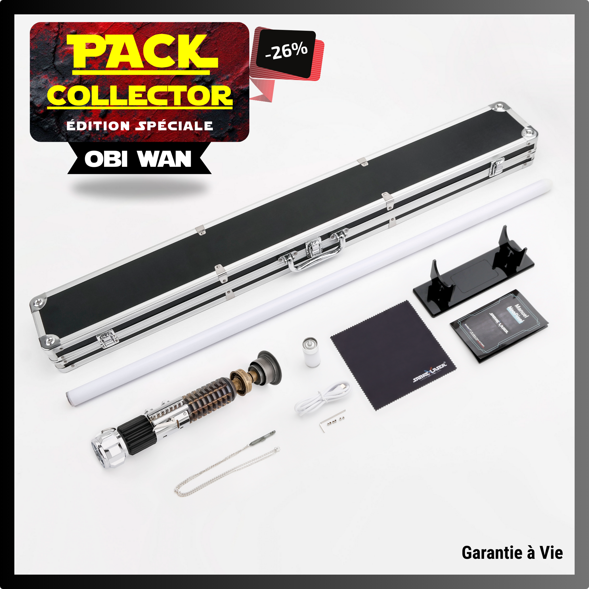 Pack Collector – Sabre Laser Légendaire de Mustafar