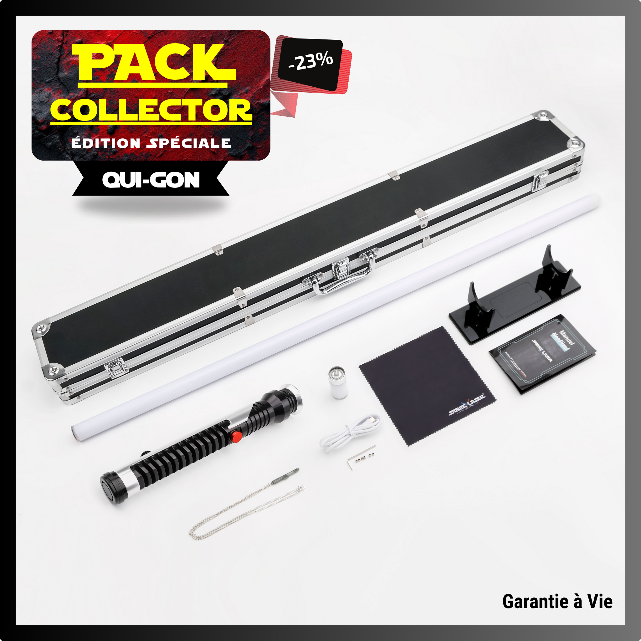 Pack Collector - Sabre Laser Qui-Gon Jinn