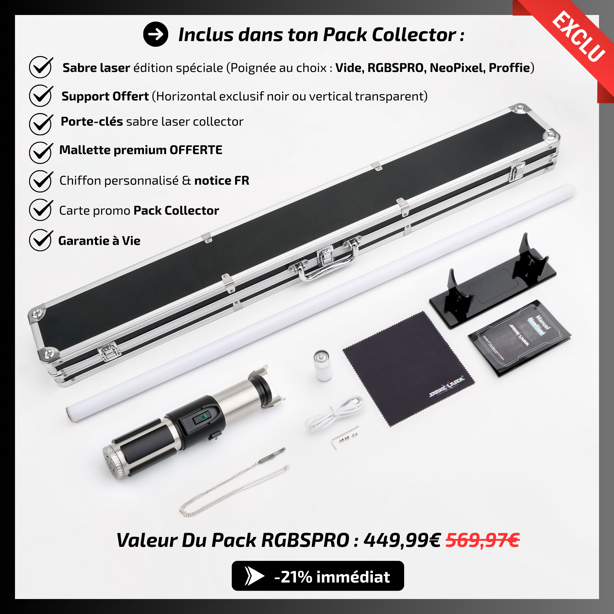 Pack Collector – Sabre Laser Yoda