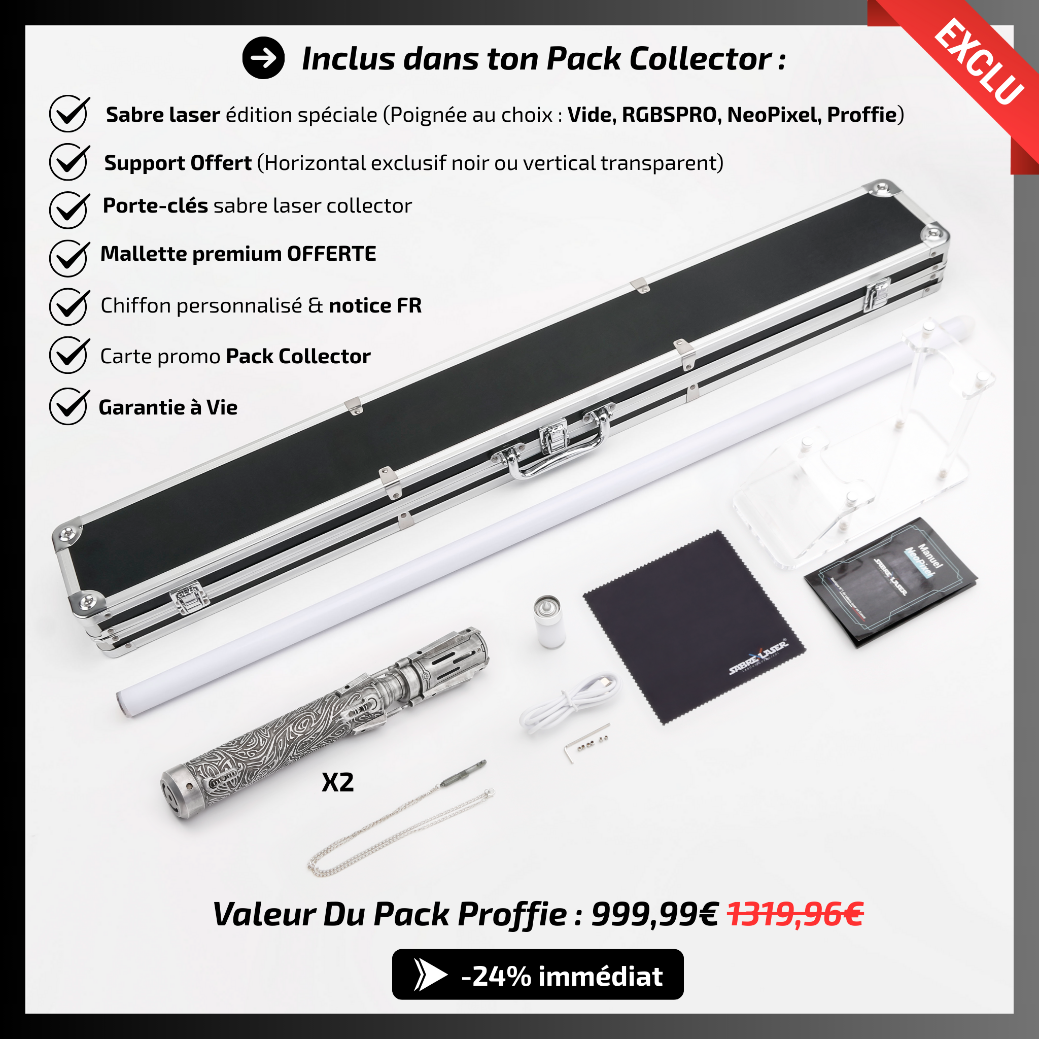 Pack Collector - Sabre Laser Satele Shan