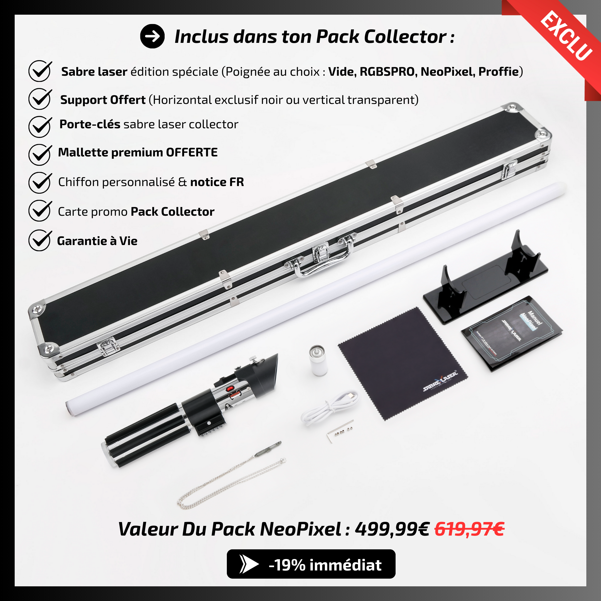 Pack Collector – Sabre Laser Darth Vador EP5