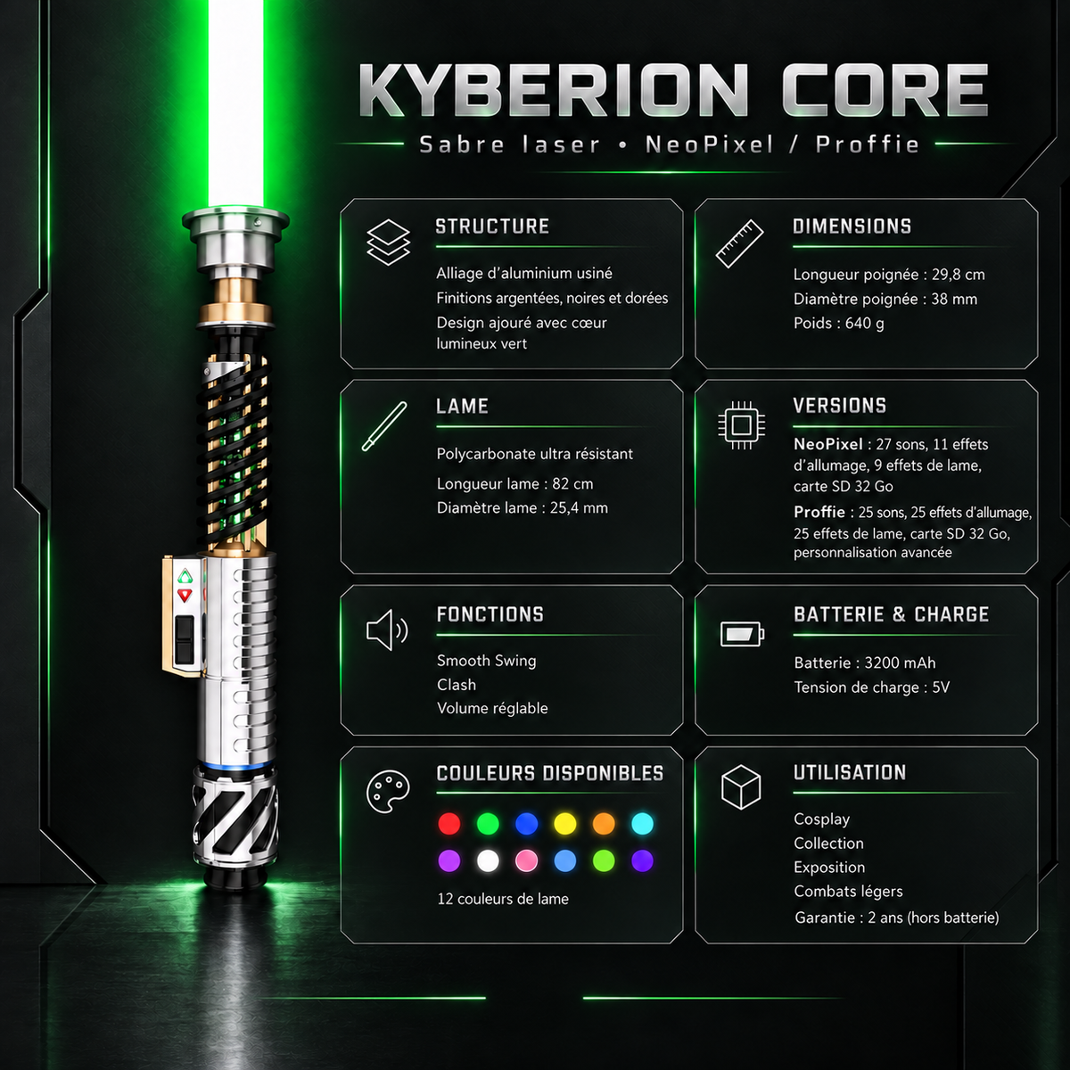 Sabre Laser Kyberion Core